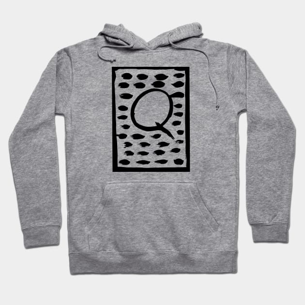 The painting of the letter Q Hoodie by the_spiritual_view